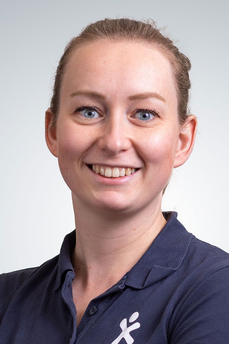 Karen de Groot, handfysiotherapeut. Betrokken bij Total Fit en Valpreventie.
